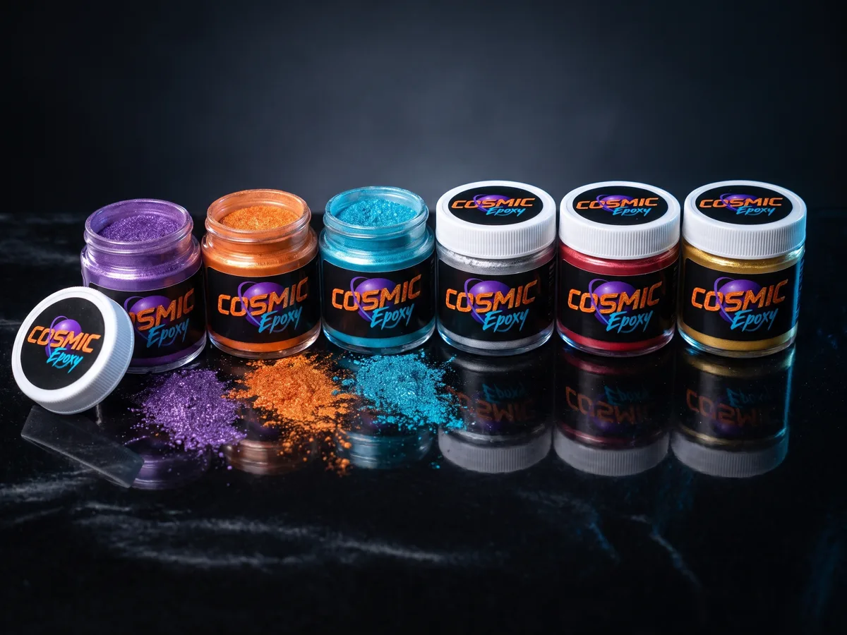 Metallic color powders